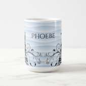 Blauwe Eiffeltoren Vlaanderen koffie-Mok Koffiemok (Center)