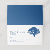 Blauwe eik boom, rustieke & minimalistische bruilo (Buitenkant ongevouwen)