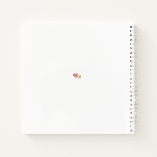 Blauwe en blauwe Rozen Notitieboek (Achterkant)