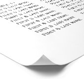 Blauwe en blauwe Rozen Poster (Hoek)