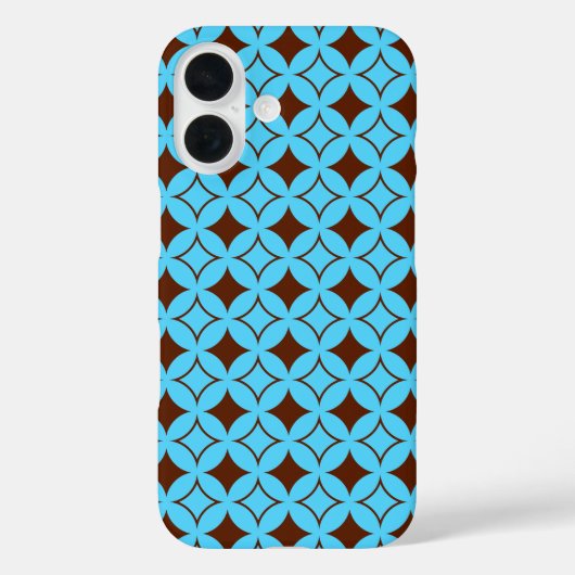 Blauwe en bruine schildpad Case-Mate iPhone case (Achterkant)