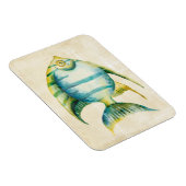 Blauwe en gele aquariumvis magneet (Rechterzijde)