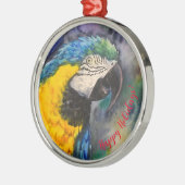 Blauwe en gele ara Ornament (Links)