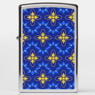 Blauwe en gele Azulejo-speelkaarten
