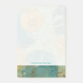 Blauwe en gele cirkels post-it® notes (Voorkant)