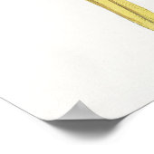 Blauwe en gele Maccaw Poster (Hoek)