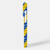 Blauwe en gele strepen Oekraïne Geïnspireerde eleg Case-Mate iPhone Case (Achterkant / Links)