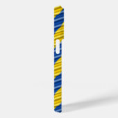 Blauwe en gele strepen Oekraïne Geïnspireerde eleg Case-Mate iPhone Case (Achterkant / Rechts)