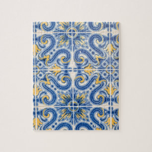 Blauwe en gele tegel, Portugal Legpuzzel