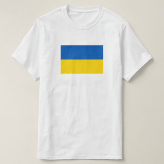 Blauwe en gele vlag Oekraïne T-shirt