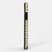 Blauwe en gele vlinders Case-Mate iPhone case (Achterkant/rechts)