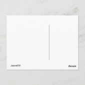 Blauwe en Gouden Ara Briefkaart (Achterkant)