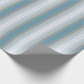 Blauwe en grijze kleurstrepen op Waterverf papier (Hoek)