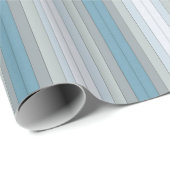 Blauwe en grijze kleurstrepen op Waterverf papier (Rol Hoek)