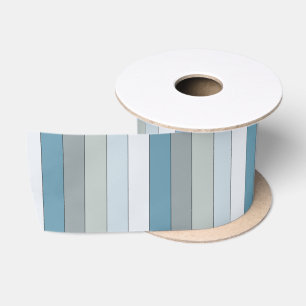 Blauwe en grijze kleurstrepen op Waterverf papier Lint