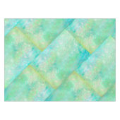 Blauwe en groene Abstracte kunst Tafelkleed (Voorkant (Horizontaal))