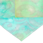 Blauwe en groene Abstracte kunst Tafelkleed (Gekanteld)