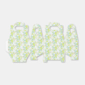 Blauwe en groene dinosaurus verjaardag bedankdoosjes (Uitgevouwen)