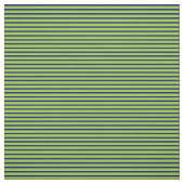 Blauwe en groene kleurlijnen stof (Swatch)