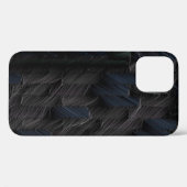 Blauwe en groene stickers op blauwe plastic verpak Case-Mate iPhone case (Achterkant (horizontaal))