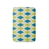 Blauwe en groene stijl badmat (Voorkant Verticaal)