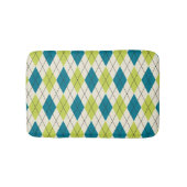 Blauwe en groene stijl badmat (Voorkant)
