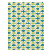 Blauwe en groene stijl tafelkleed (Voorkant)