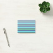 Blauwe en groene strepen post-it® notes (Kantoor)