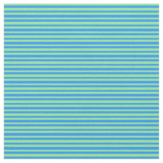 Blauwe en lichtgroene strepen stof (Close Up)