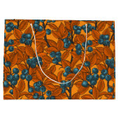 Blauwe en oranje bosbessen groot cadeauzakje (Achterkant)