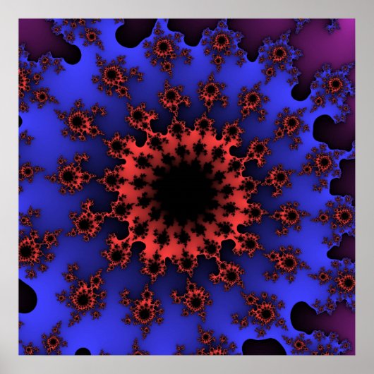 Blauwe en Oranje ogen Poster (Voorkant)