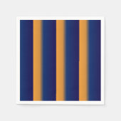Blauwe en Oranje streep Servet (Voorkant)