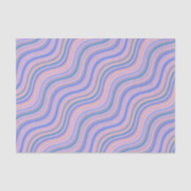 Blauwe en Oranje Wavy Lines