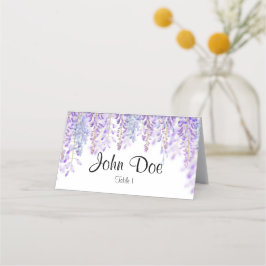 Blauwe en Paarse Bloemenplaatskaarten