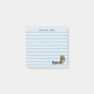Blauwe en Paarse Deken, de Laarzen van de Cowboy Post-it® Notes