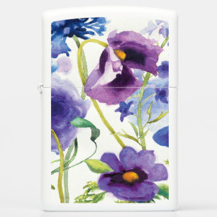 Blauwe en Paarse gemengde tuin