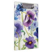 Blauwe en Paarse gemengde tuin Klembord (Rechts)