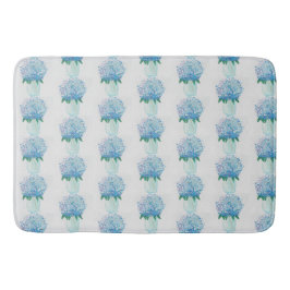 Blauwe en Paarse hydrangea Badmat