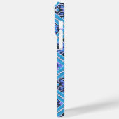 BLAUWE EN PAARSE MANDALPATRONEN Case-Mate iPhone CASE (Achterkant / Links)