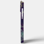 Blauwe en paarse marmer Case-Mate iPhone case (Achterkant / Links)