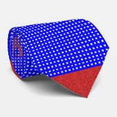 Blauwe en Rode Das (Opgerold)