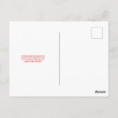 Blauwe en Rode Herdenkingsdag Briefkaart (Achterkant)