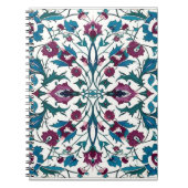 Blauwe en rode Tegel Notitieboek (Voorkant)