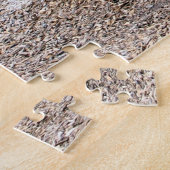 Blauwe en rode trekker legpuzzel (Zijkant)