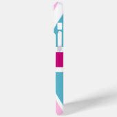 Blauwe en roze Britse vlag Case-Mate iPhone Case (Achterkant / Links)