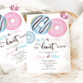 Blauwe en Roze Donut geslacht onthullen Kaart