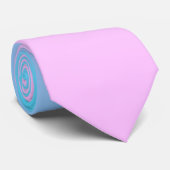 Blauwe en roze gradiëntachtergrond stropdas (Opgerold)