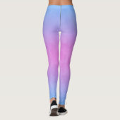 Blauwe en roze Leggings (Achterkant)