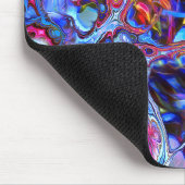 Blauwe en roze Muismat (Hoek)