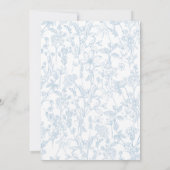 Blauwe en roze strik Baby shower uitnodiging (Achterkant)